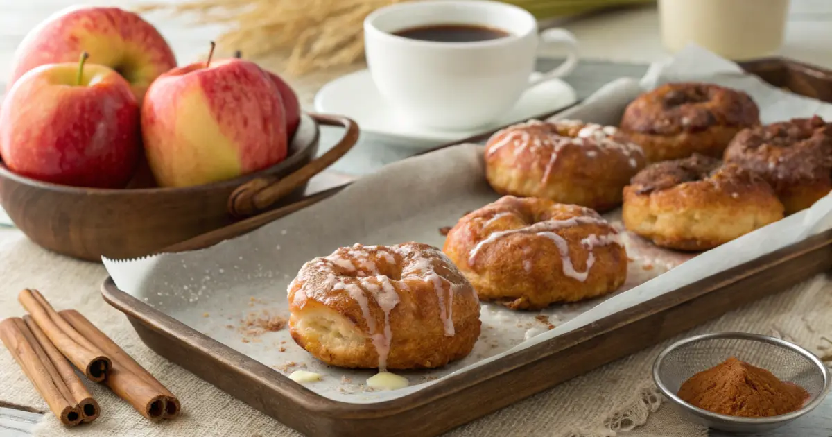 baked apple fritters