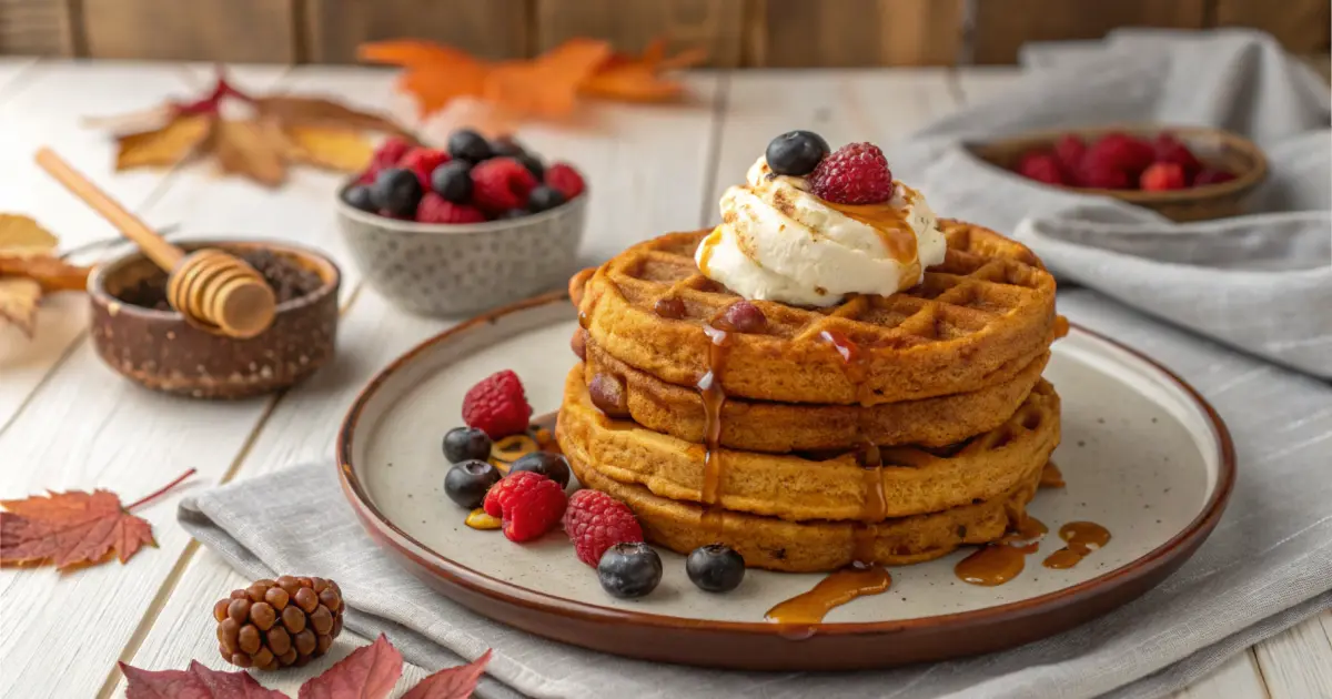 sweet potato waffles