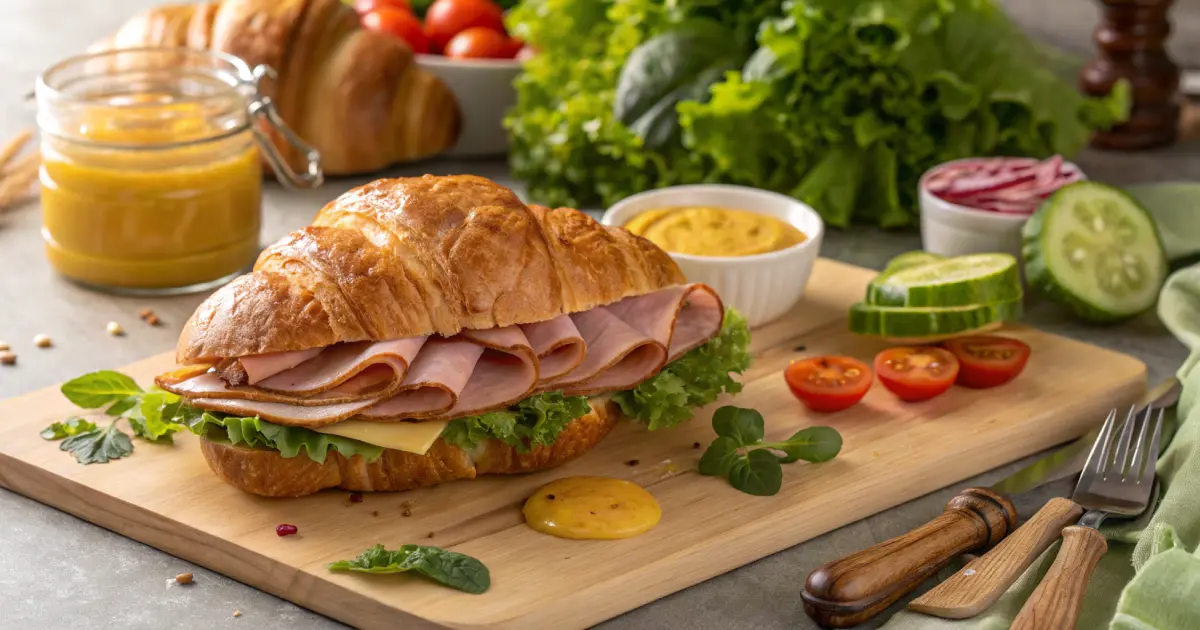 honey baked ham sandwiches