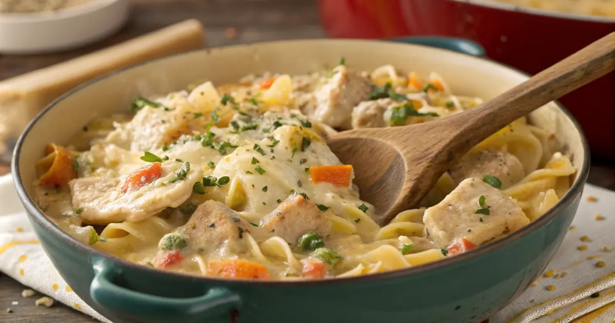 chicken pot pie pasta