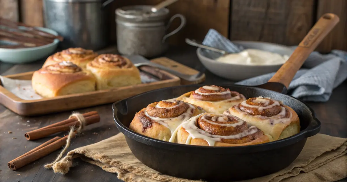 sourdough discard cinnamon rolls