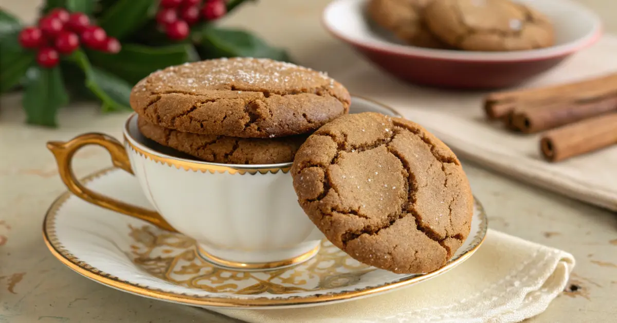 gingerbread latte cookies