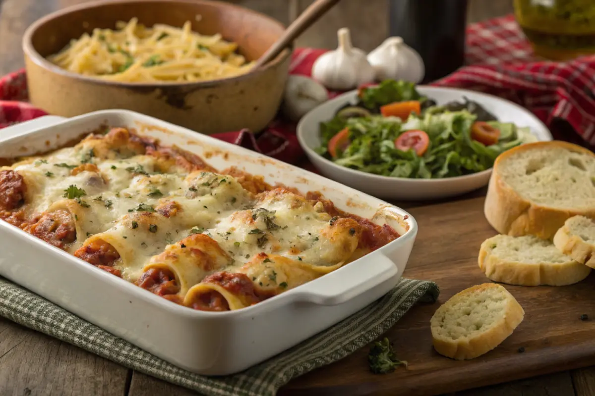 3-Cheese Sausage Lasagna Roll-Ups Recipe