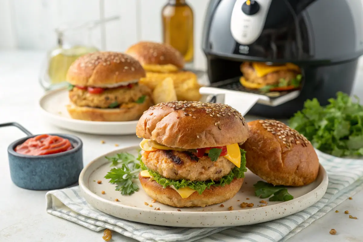 turkey burgers in air fryer